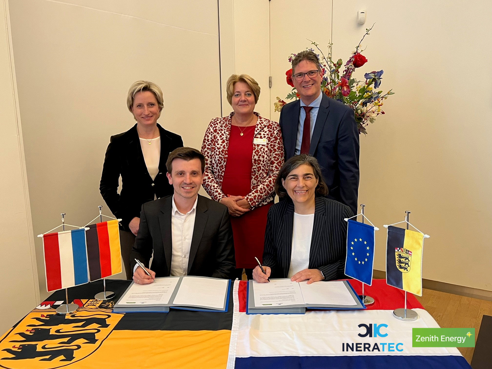 INERATEC and Zenith Energy Terminals sign a Memorandum of understanding.