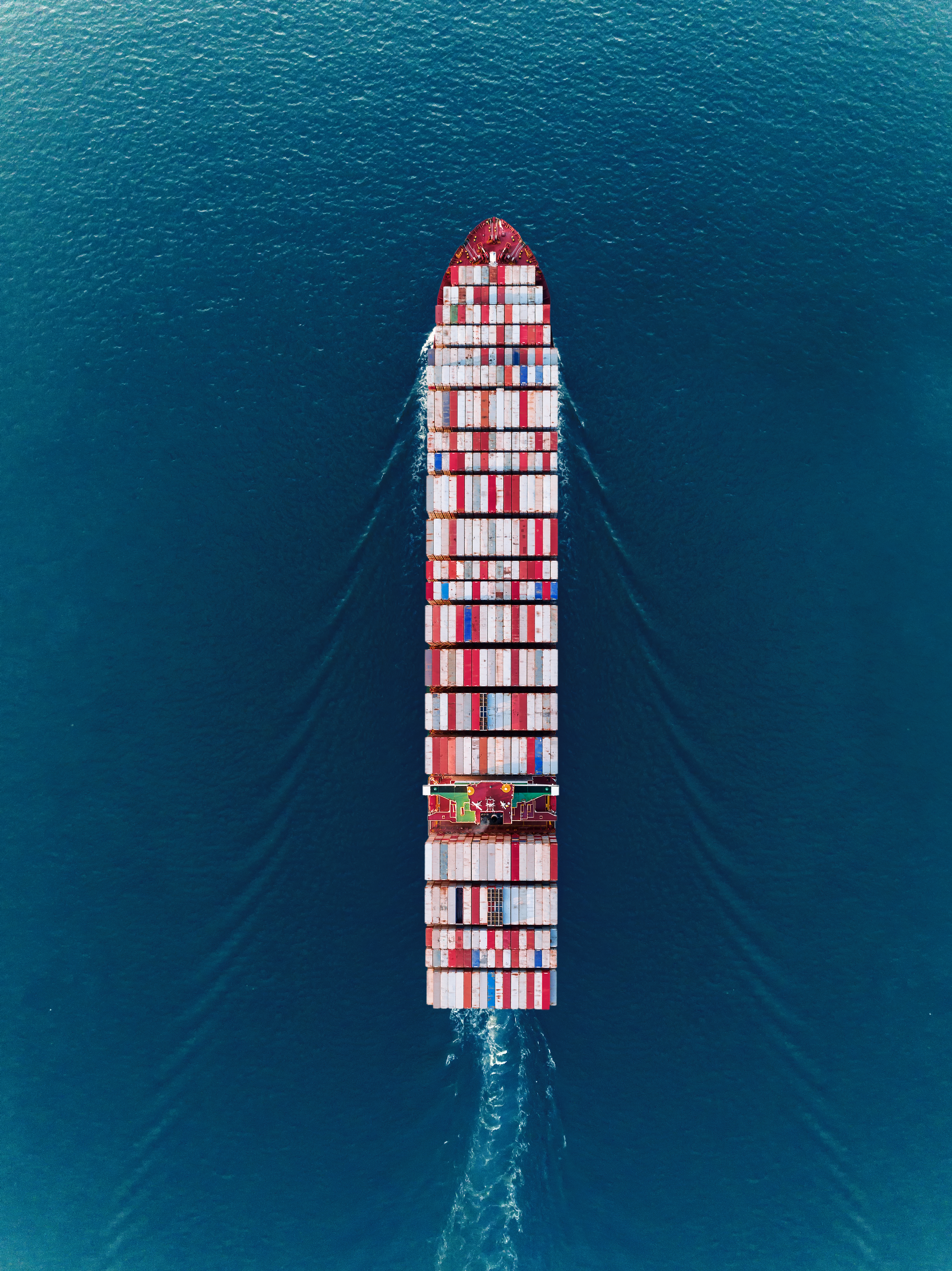 Containerschiff, dass zukünftig mit e-Fuels von INERATEC betrieben werden könnte. 