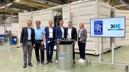 e-Fuels for climate-friendly data centers: Rolls-Royce and INERATEC launch partnership
