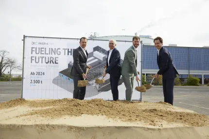 Breaking the ground: The start of our pioneer project in Frankfurt, Germany.  