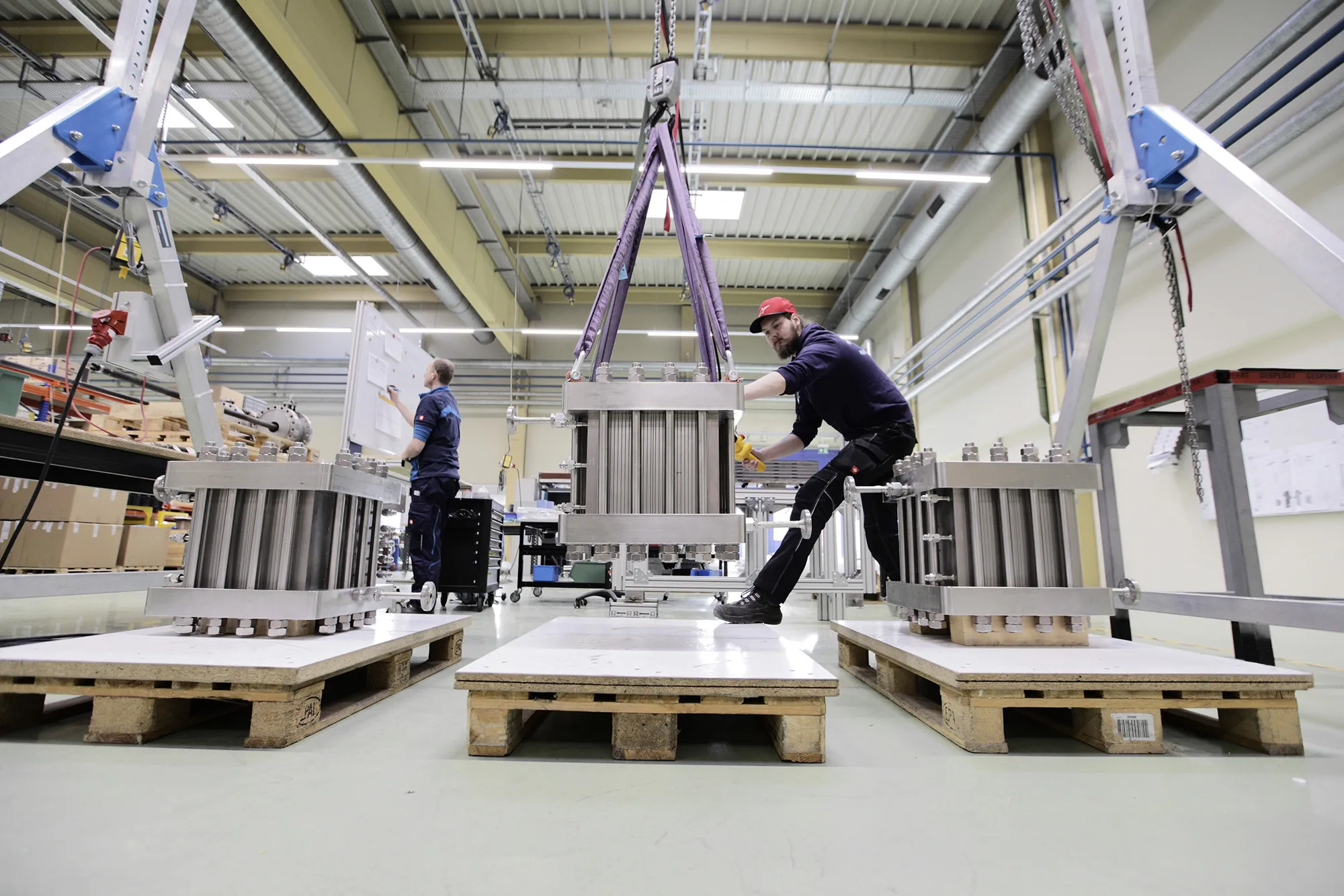 Fischer-Tropsch Reaktor in der Produktion