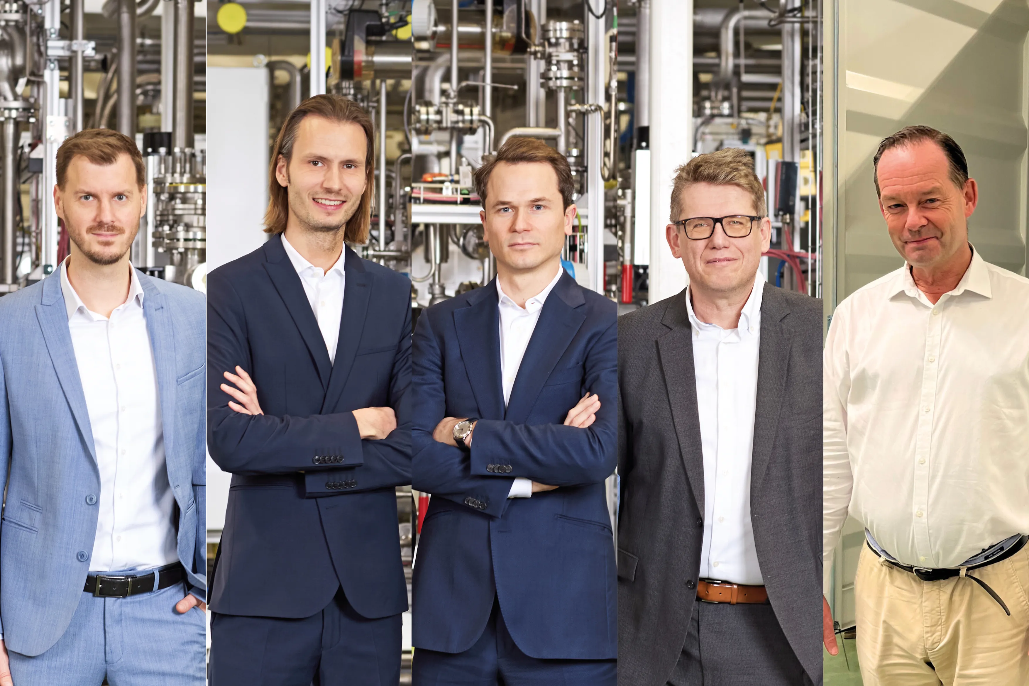 Max Backhaus, Tim Böltken, Ingo Katz, Caspar Schuchmann, Gérard de Nazelle