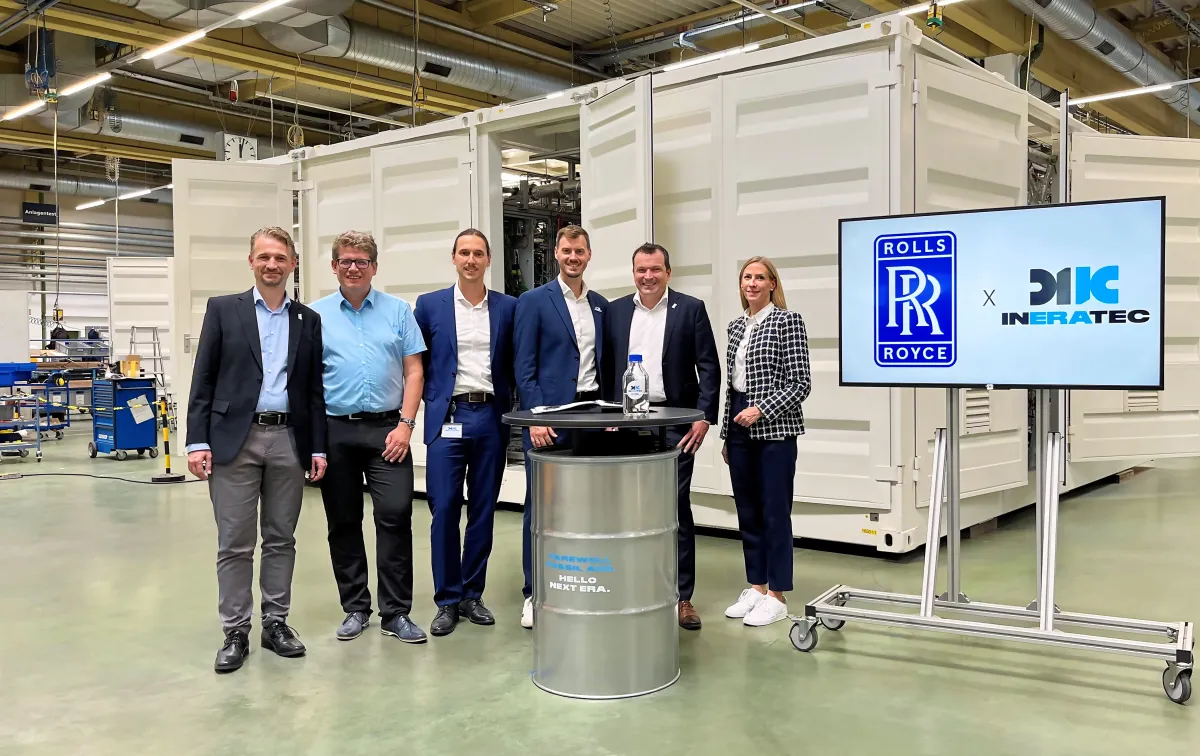 Rolls-Royce und INERATEC starten Partnerschaft für klimafreundliche Rechenzentren