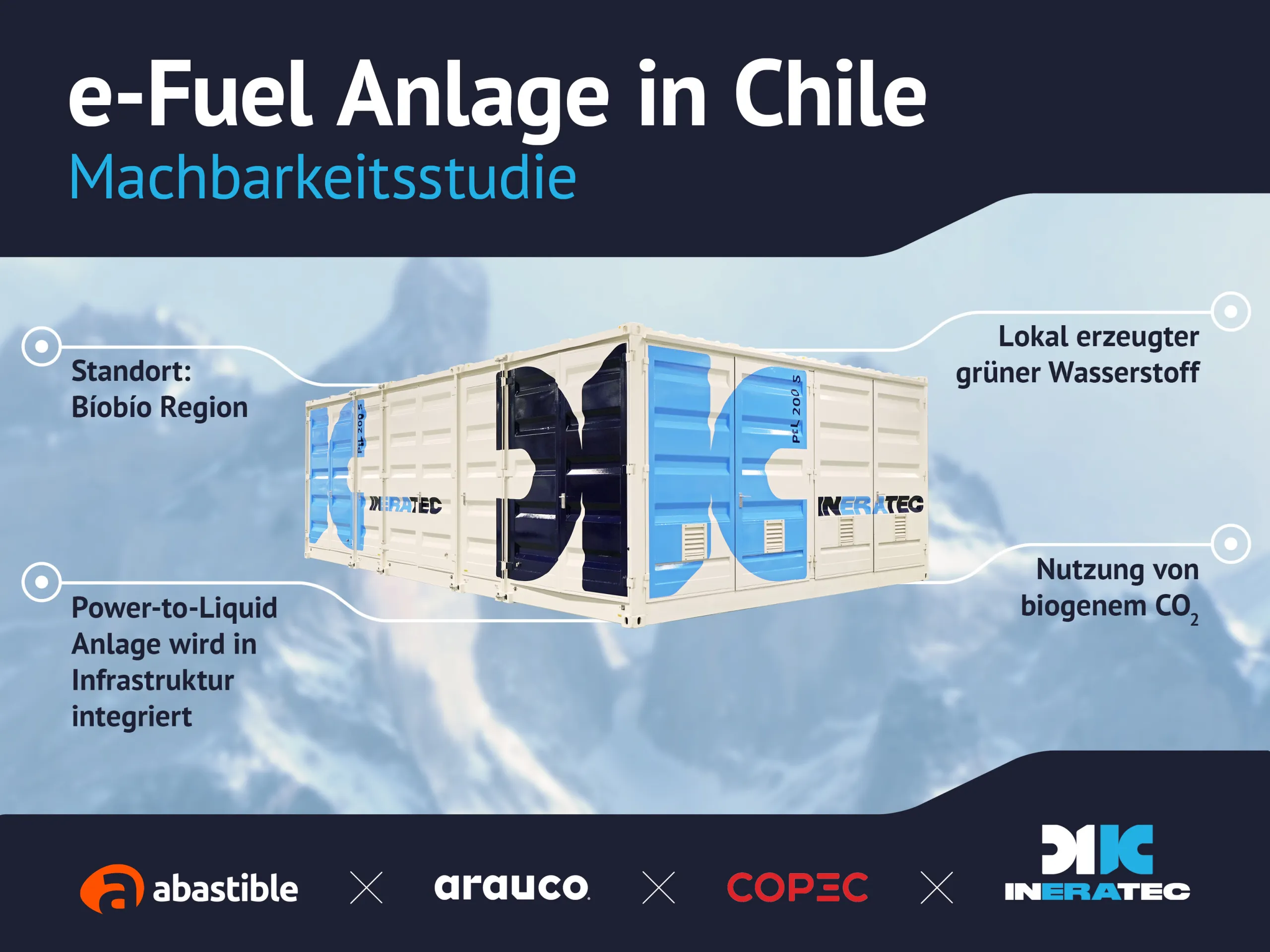 INERATEC advances PtL project in Chile
