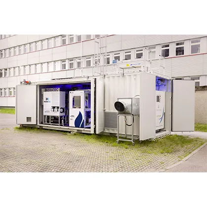 Weltneuheit: die erste vollintegrierte Power-to-X Anlage