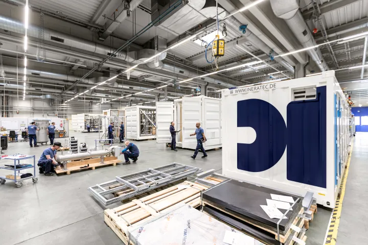 INERATEC production hall